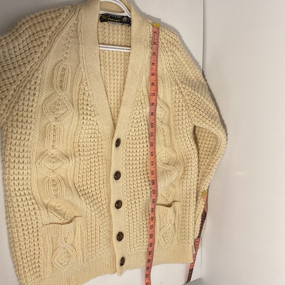 Cornel Wool Cardigan Donegal Ireland - Picture 6 of 10
